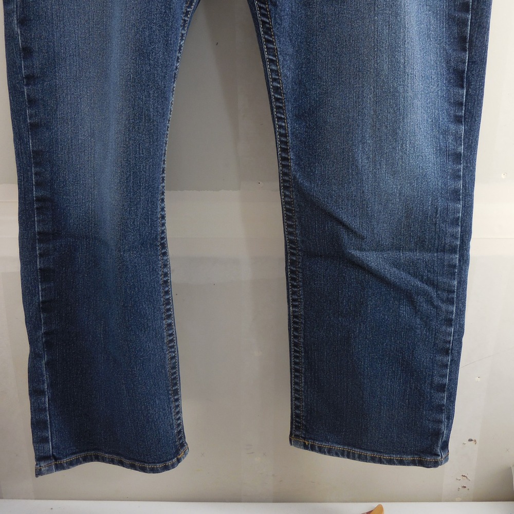 Ariat M4 Rebar Relaxed Boot Cut Jeans Mens 42x32 DuraStretch Blue Denim Workwear - Picture 7 of 13
